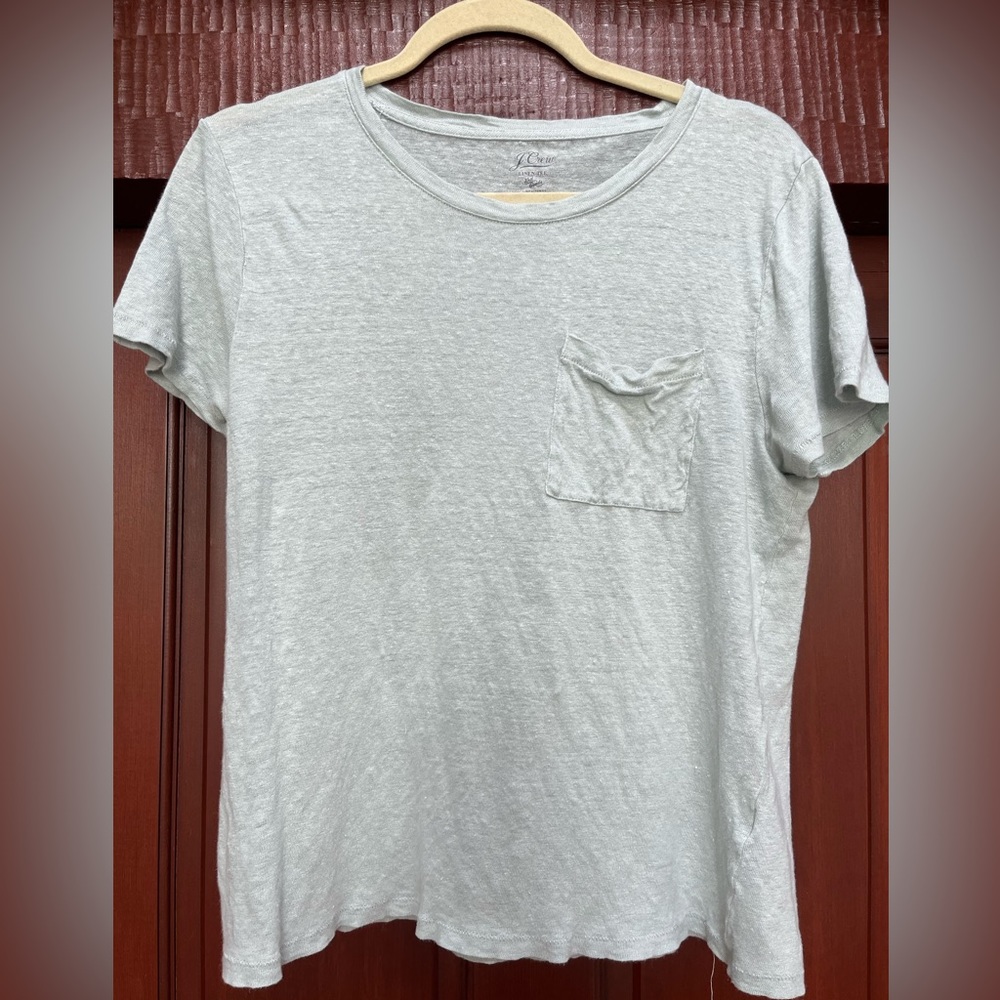 J. Crew linen t-shirt